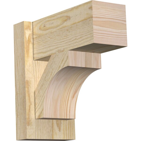 Ekena Millwork Westlake Block Rough Sawn Outlooker, Douglas Fir, 6"W x 12"D x 12"H OUT06X12X12WTL05RDF - main